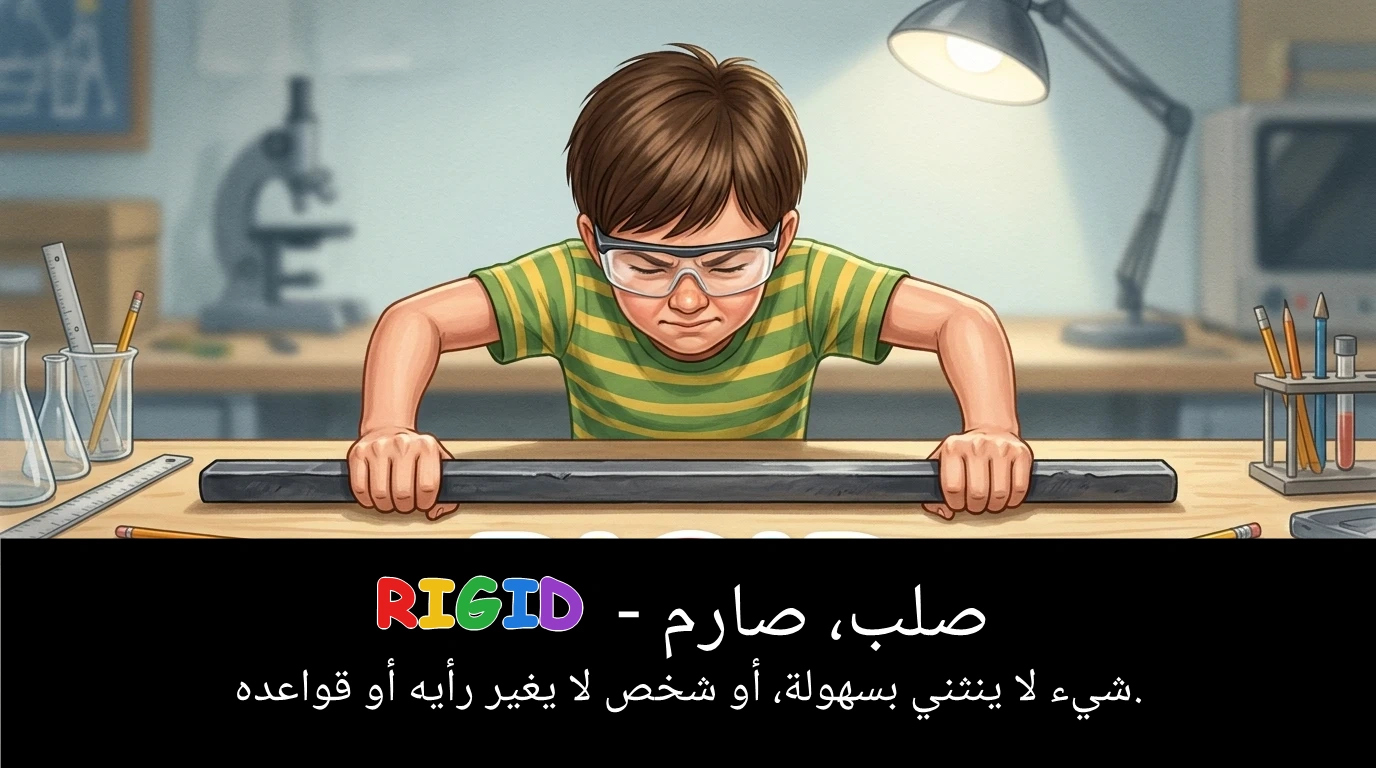 Arabic Illustration for rigid